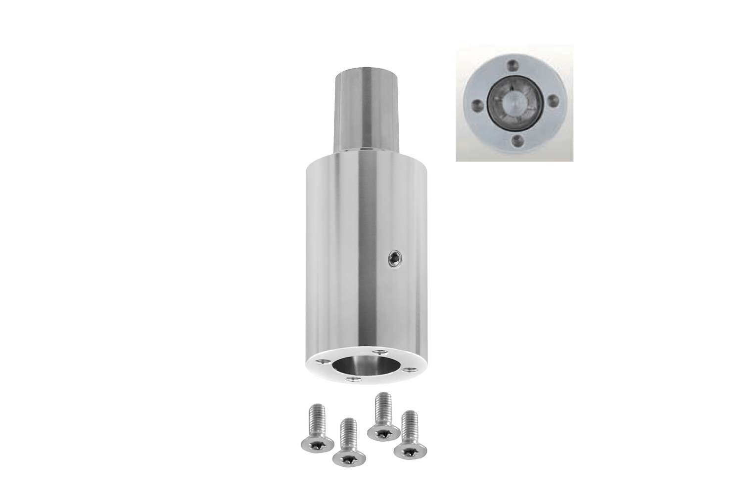 Cylindrical 340°-stop